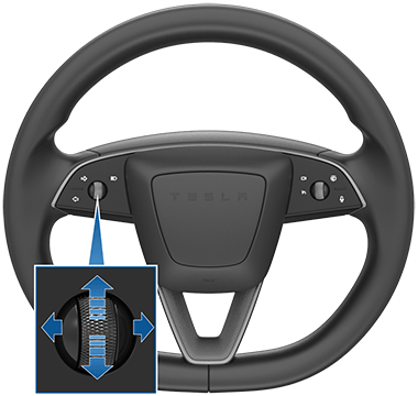 aide au stationnement sur le volant pratique