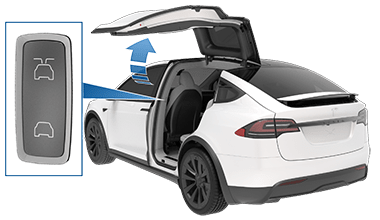 Tesla models with on sale falcon doors